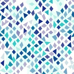 Fototapeta premium Abstract geometric seamless pattern featuring graphic design cubes, with a seamless background in pale colors, generative ai