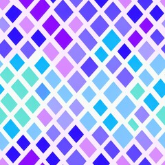 Abstract geometric seamless pattern featuring graphic design cubes, with a seamless background in pale colors, generative ai