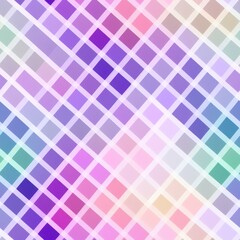 Abstract geometric seamless pattern featuring graphic design cubes, with a seamless background in pale colors, generative ai