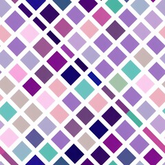 Abstract geometric seamless pattern featuring graphic design cubes, with a seamless background in pale colors, generative ai