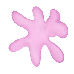 Obraz premium pink splash watercolor background 