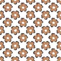 seamless pattern with flowers