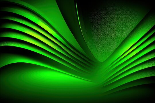 abstract green background, generative ai