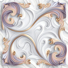 seamless marble pattern with waves