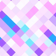 Abstract geometric seamless pattern featuring graphic design cubes, with a seamless background in pale colors, generative ai