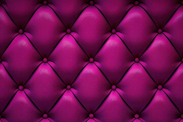 Tufted Upholstery, Luxury Leather Background, Generative AI