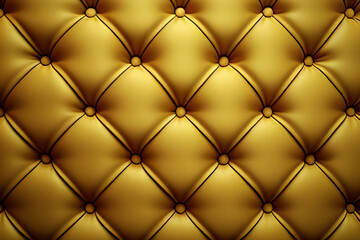 Tufted Upholstery, Luxury Leather Background, Generative AI