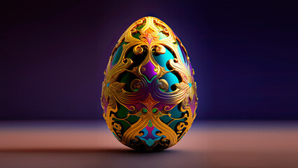 Easter Concept with Designer Egg.