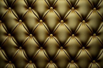Tufted Upholstery, Luxury Leather Background, Generative AI