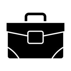 Business icon logo with briefcase used in business process 