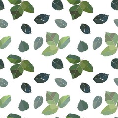 pattern with leaves