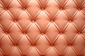 Tufted Upholstery, Luxury Leather Background, Generative AI