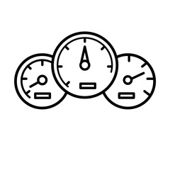 dashboard icon vector illustration