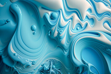 Fototapeta premium abstract blue watercolor background. generated by AI
