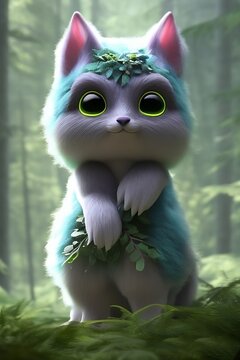 cute forest monster