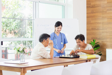 Nursing Home Care concept.