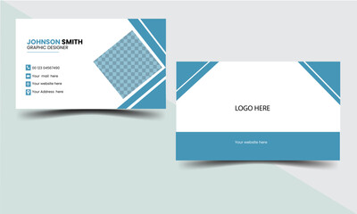 creative Modern business card design clean professional business card template.
