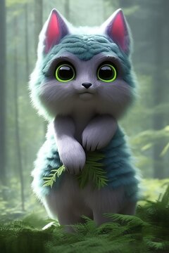 cute forest monster