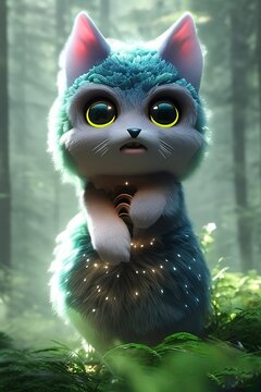 cute forest monster