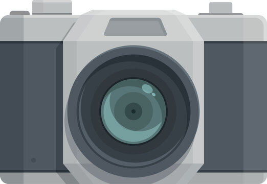 Camera film icon cartoon vector. Digital photo. Focus image
