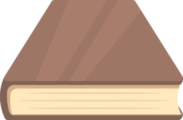 University book icon cartoon vector. Study dictionary. Learning document