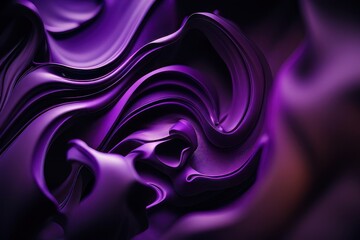Abstract purple background with elements fractals, generative ai