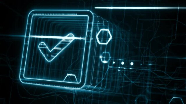 Standard quality control. Certification. Business, technology, internet and networking concept.