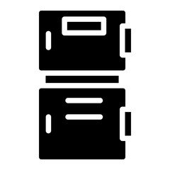 Obraz premium refrigerator glyph