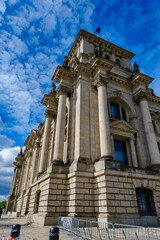 Reichstag Building (Bundestag) Is A Historical Edifice In Berlin