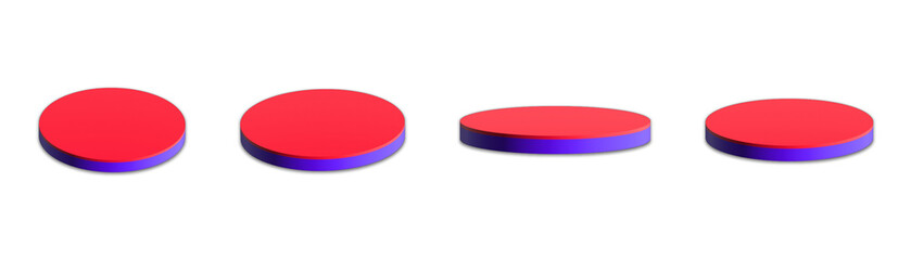 3d rendering of podium design, Set of the podium