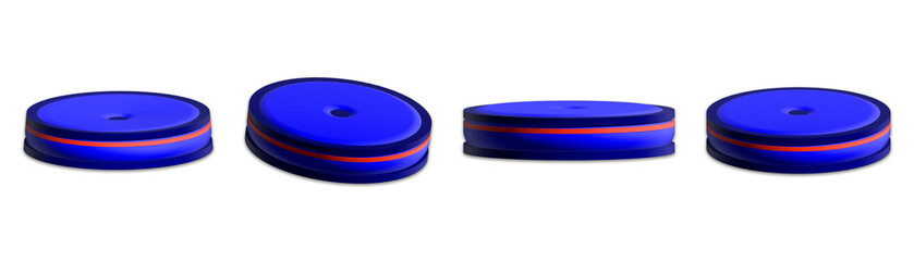 3d rendering of podium design, Set of the podium