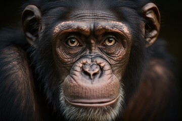 Illustration of a chimpanze - Created with generative ai