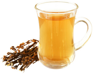 Ayurvedic medicinal Chirata with herbal juice