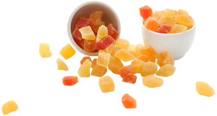 Dried fruits apricot and papaya with some others