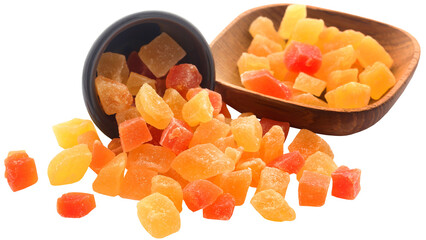 Dried fruits apricot and papaya with some others