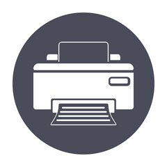 Stroke vector printer line icons
