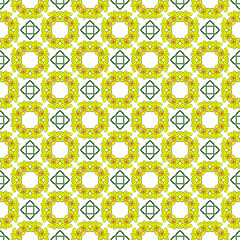 Spring flowers collection of seamless pattern drawing 20