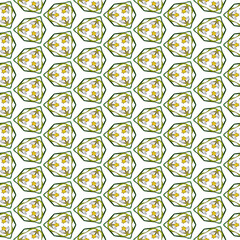 Spring flowers collection of seamless pattern drawing 35