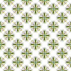 Spring flowers collection of seamless pattern drawing 39