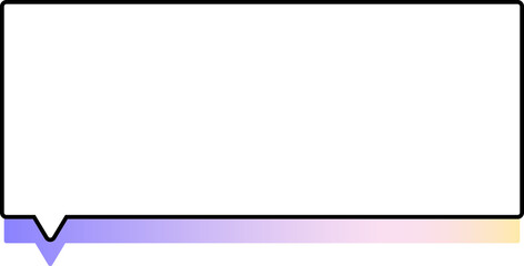 Obraz premium white speech bubble, text box, thinking balloon, message box decoration, speak bubble