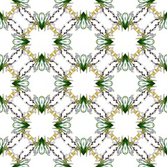 Spring flowers collection of seamless pattern drawing 69