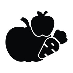 Apple, food, fruit icon