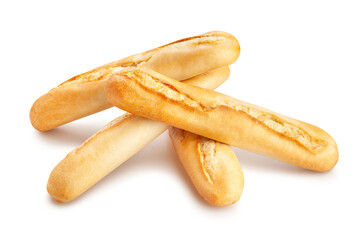 baguette path isolated on white