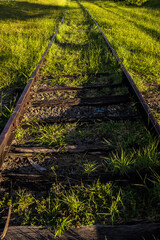 Off-rails from the railway network in Marilia, in the state of Sao Paulo