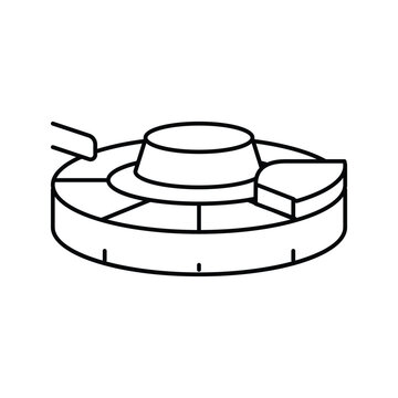 recommend clip art: copper smelter cast anodes line icon vector illustration