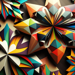 abstract background with triangles