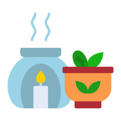 Aromatherapy Flat Icon