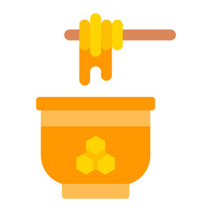 Honey Flat Icon