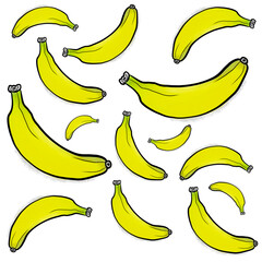 illustration of bananas
