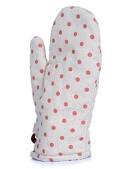 kitchen protective baken glove on white background isolation